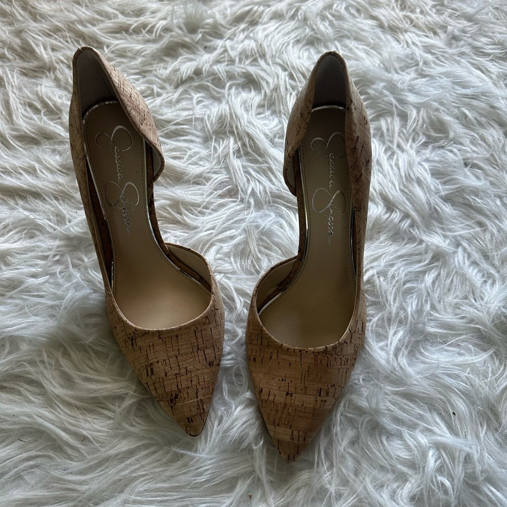 Jessica Simpson Nude Heels size 8.5